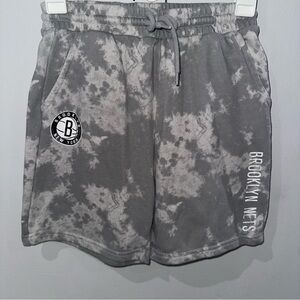 Cotton On: Brooklyn Nets Gray Tie-Dye Shorts